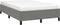 vidaXL - Bedframe - zonder - matras - 120x190 - cm - stof - donkergrijs
