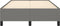 vidaXL - Bedframe - zonder - matras - 120x190 - cm - stof - donkergrijs