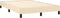vidaXL - Bedframe - zonder - matras - 120x190 - cm - stof - crèmekleurig