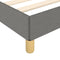 vidaXL - Bedframe - zonder - matras - 120x190 - cm - stof - donkergrijs
