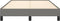 vidaXL - Bedframe - zonder - matras - 120x190 - cm - stof - donkergrijs