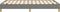 vidaXL - Bedframe - zonder - matras - 120x190 - cm - stof - donkergrijs