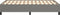 vidaXL - Bedframe - zonder - matras - 120x190 - cm - stof - donkergrijs