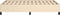 vidaXL - Bedframe - zonder - matras - 120x190 - cm - stof - crèmekleurig