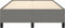 vidaXL - Bedframe - zonder - matras - 120x190 - cm - stof - donkergrijs