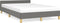vidaXL - Bedframe - zonder - matras - 120x190 - cm - stof - donkergrijs