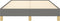 vidaXL - Bedframe - zonder - matras - 120x190 - cm - stof - donkergrijs