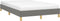 vidaXL - Bedframe - zonder - matras - 120x190 - cm - stof - donkergrijs