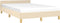 vidaXL - Bedframe - zonder - matras - 120x190 - cm - stof - crèmekleurig