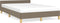 vidaXL - Bedframe - zonder - matras - 120x190 - cm - stof - taupe