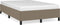 vidaXL - Bedframe - zonder - matras - 120x190 - cm - stof - taupe