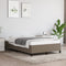 vidaXL - Bedframe - zonder - matras - 120x190 - cm - stof - taupe