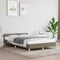 vidaXL - Bedframe - zonder - matras - 120x190 - cm - stof - taupe