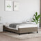 vidaXL - Bedframe - zonder - matras - 120x190 - cm - stof - taupe