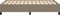 vidaXL - Bedframe - zonder - matras - 120x190 - cm - stof - taupe