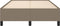 vidaXL - Bedframe - zonder - matras - 120x190 - cm - stof - taupe