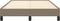 vidaXL - Bedframe - zonder - matras - 120x190 - cm - stof - taupe