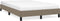 vidaXL - Bedframe - zonder - matras - 120x190 - cm - stof - taupe