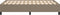 vidaXL - Bedframe - zonder - matras - 120x190 - cm - stof - taupe