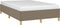 vidaXL - Bedframe - zonder - matras - 120x190 - cm - stof - taupe