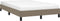 vidaXL - Bedframe - zonder - matras - 120x190 - cm - stof - taupe