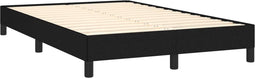 vidaXL - Bedframe - zonder - matras - 120x190 - cm - stof - zwart