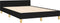 vidaXL - Bedframe - zonder - matras - 120x190 - cm - stof - zwart
