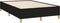 vidaXL - Bedframe - zonder - matras - 120x190 - cm - stof - zwart