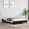 vidaXL - Bedframe - zonder - matras - 120x190 - cm - stof - zwart