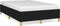 vidaXL - Bedframe - zonder - matras - 120x190 - cm - stof - zwart