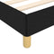 vidaXL - Bedframe - zonder - matras - 120x190 - cm - stof - zwart
