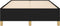 vidaXL - Bedframe - zonder - matras - 120x190 - cm - stof - zwart