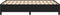vidaXL - Bedframe - zonder - matras - 120x190 - cm - stof - zwart