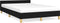 vidaXL - Bedframe - zonder - matras - 120x190 - cm - stof - zwart