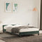 vidaXL - Bedframe - zonder - matras - 120x200 - cm - fluweel - donkergroen