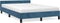 vidaXL - Bedframe - zonder - matras - 120x200 - cm - fluweel - donkerblauw