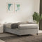 vidaXL - Bedframe - zonder - matras - 120x200 - cm - fluweel - lichtgrijs