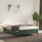 vidaXL - Bedframe - zonder - matras - 120x200 - cm - fluweel - donkergroen