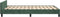 vidaXL - Bedframe - zonder - matras - 120x200 - cm - fluweel - donkergroen