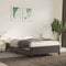 vidaXL - Bedframe - zonder - matras - 120x200 - cm - fluweel - donkergrijs