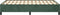 vidaXL - Bedframe - zonder - matras - 120x200 - cm - fluweel - donkergroen