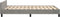 vidaXL - Bedframe - zonder - matras - 120x200 - cm - fluweel - lichtgrijs