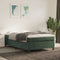 vidaXL - Bedframe - zonder - matras - 120x200 - cm - fluweel - donkergroen