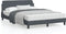 vidaXL - Bedframe - zonder - matras - 120x200 - cm - fluweel - donkergrijs