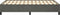 vidaXL - Bedframe - zonder - matras - 120x200 - cm - fluweel - donkergrijs