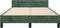 vidaXL - Bedframe - zonder - matras - 120x200 - cm - fluweel - donkergroen