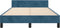 vidaXL - Bedframe - zonder - matras - 120x200 - cm - fluweel - donkerblauw