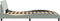 vidaXL - Bedframe - zonder - matras - 120x200 - cm - fluweel - lichtgrijs