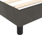 vidaXL - Bedframe - zonder - matras - 120x200 - cm - fluweel - donkergrijs