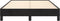 vidaXL - Bedframe - zonder - matras - 120x200 - cm - fluweel - zwart